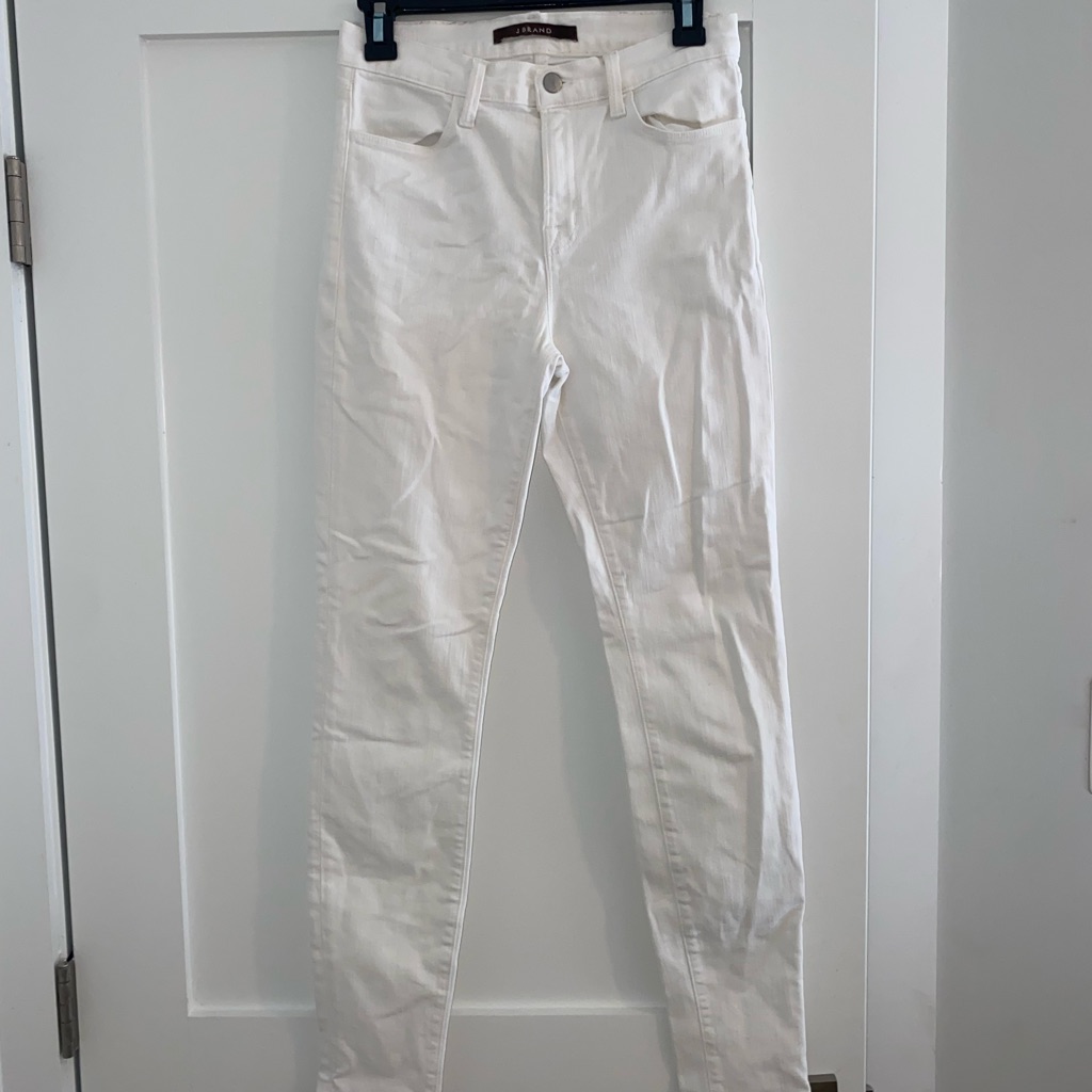 J Brand White Skinny Jeans
